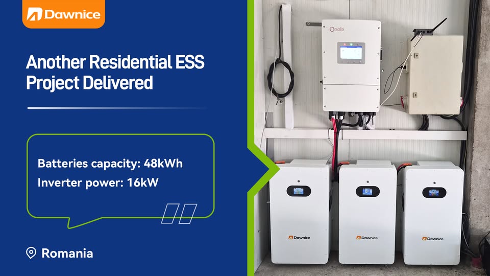 Another Successful Residential Solar Storage Project Completed in Romania