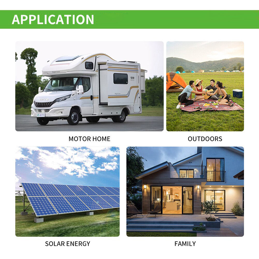 DDP al interior de EE. UU. - Batería Dawnice LiFePO4 de 12 V y 200 Ah con BMS integrado de 100 A, batería de litio de 2560 Wh y 10 años de vida útil, ideal para camping, almacenamiento de energía solar y energía de respaldo. Almacén en EE. UU. disponible.