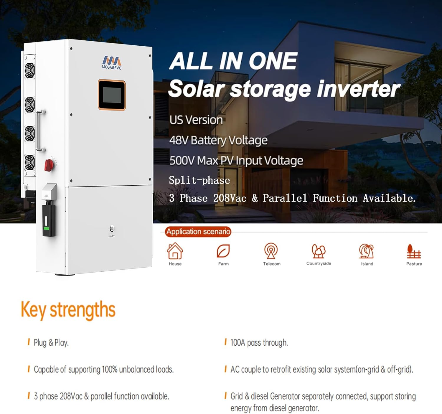 CX-92PF20260324USCA-01 3Sets 51.2V 410Ah 21kWh LifePO4 Lithium Solar Battery with 16KW Hybrid Inverter final payment