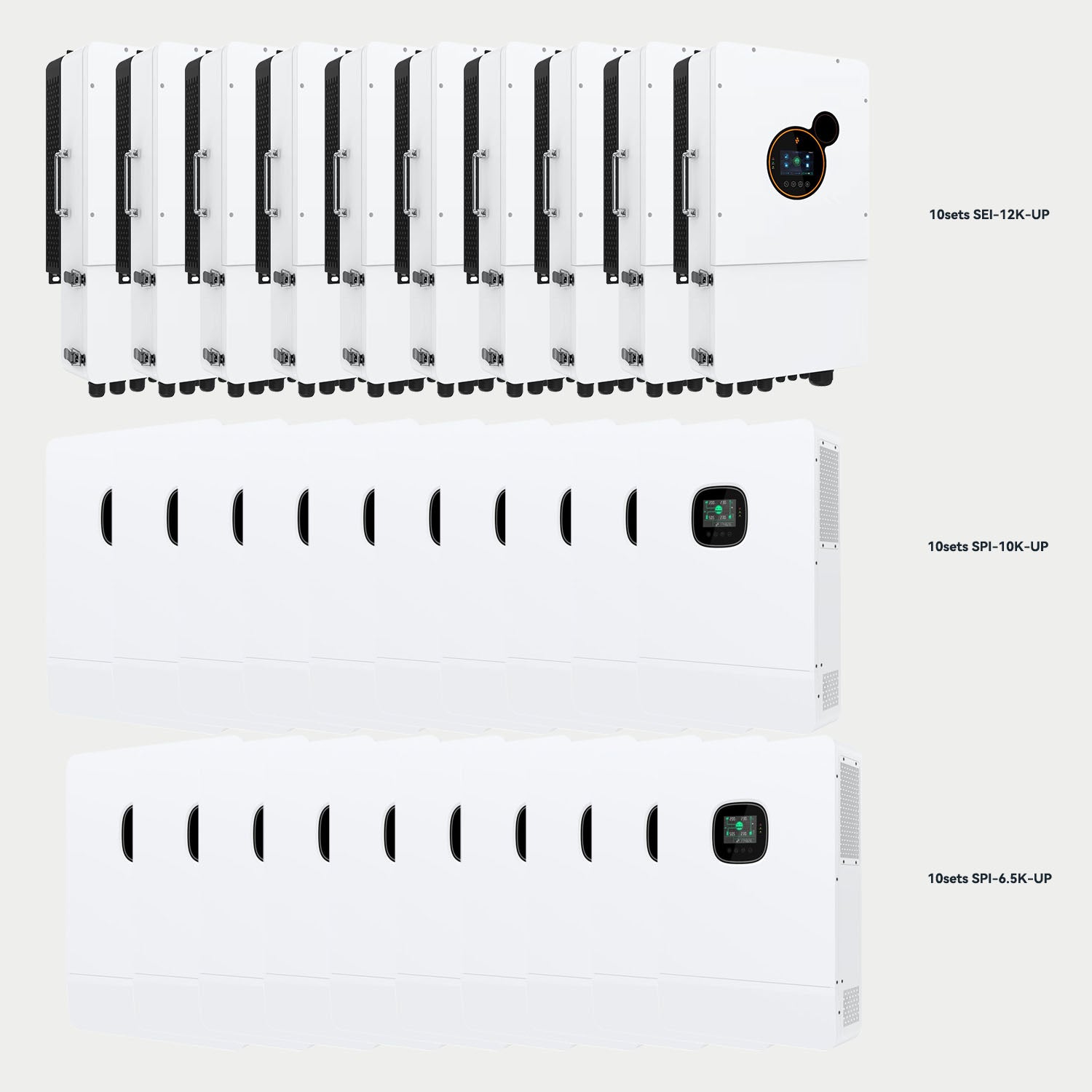Balance of 10sets 6.5kw inverter+10sets 10kw inverter+10sets 12kw inverter for Cuba distributor - K&L Universal Group