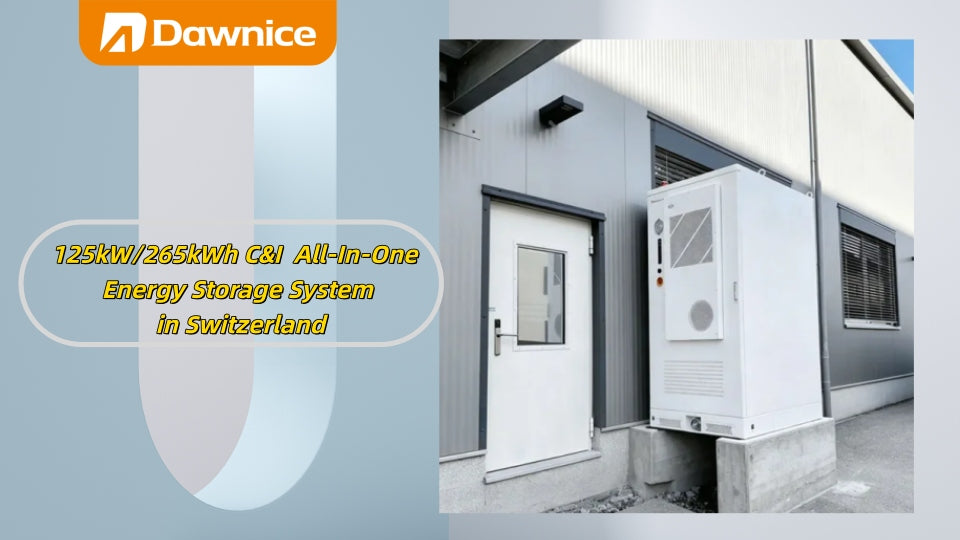 125kW/265kWh C&I All-In-One ESS — Peak Shaving & Valley Filling in Switzerland