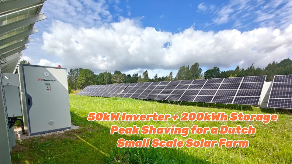 50kW Inverter + 200kWh Storage — Peak Shaving for a Dutch Small-Scale Solar Farm