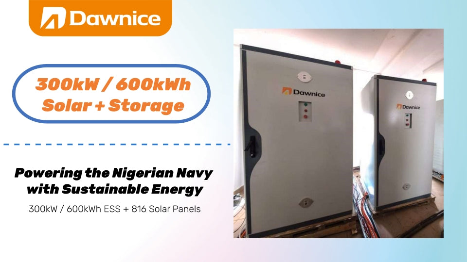 300kW / 600kWh Solar + Storage — Powering the Nigerian Navy with Sustainable Energy