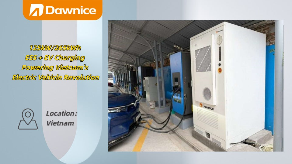 125kW/265kWh ESS + EV Charging — Powering Vietnam's Electric Vehicle Revolution