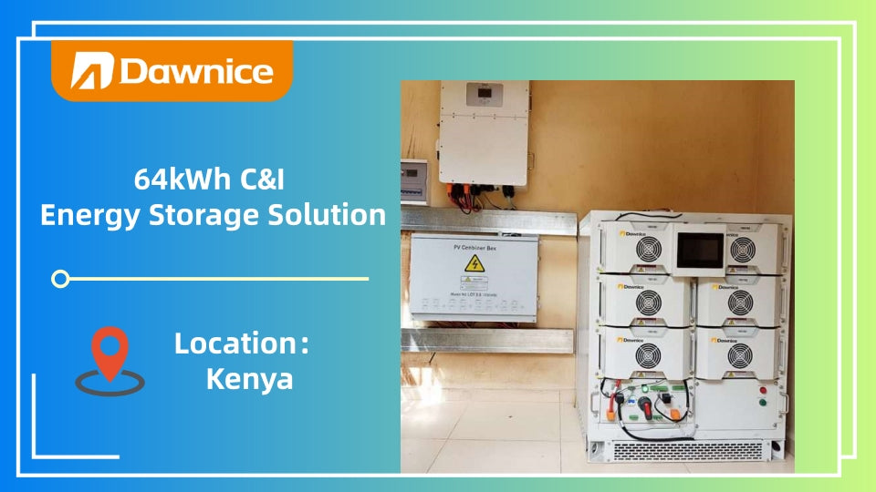 64kWh C&I Energy Storage Solution — Powering Business Continuity in Kenya
