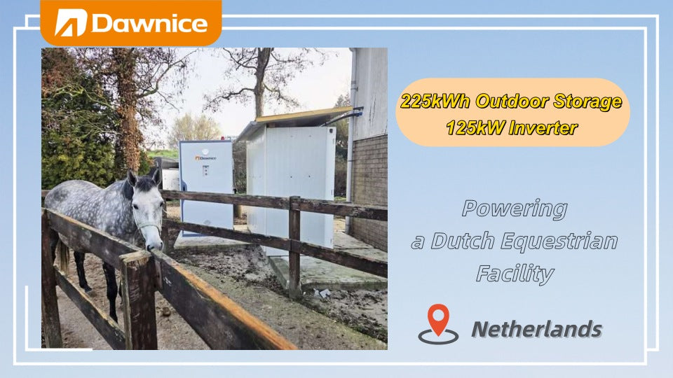 225kWh Outdoor Storage + 125kW Inverter — Powering a Dutch Equestrian Facility with Clean Energy
