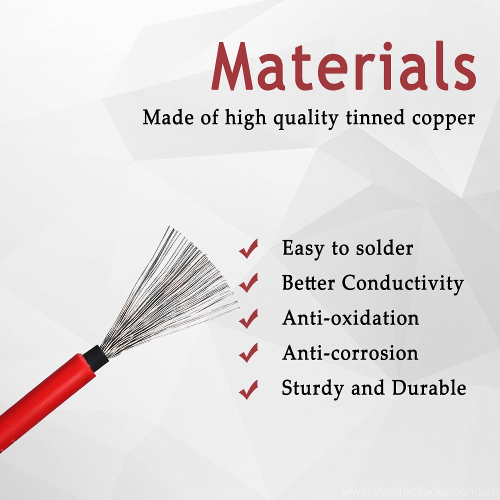 328Ft Solar Panel Cable 11AWG(4 mm2) Solar Panel Extension Cable Tinned Copper Wire for Outdoor Solar Systems(100m Red+100m Black)