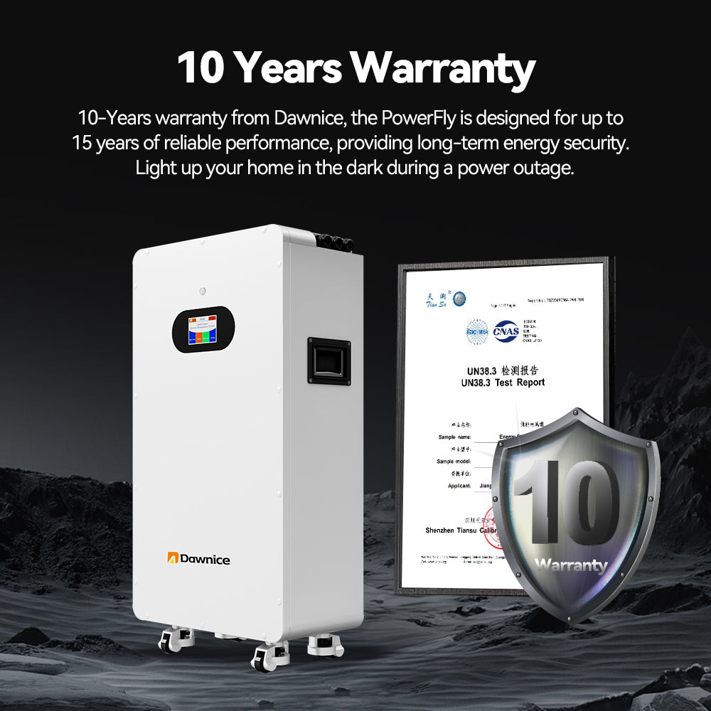 Dawnice 16KWh Solar Battery 48V 314Ah LifePO4 Lithium Solar