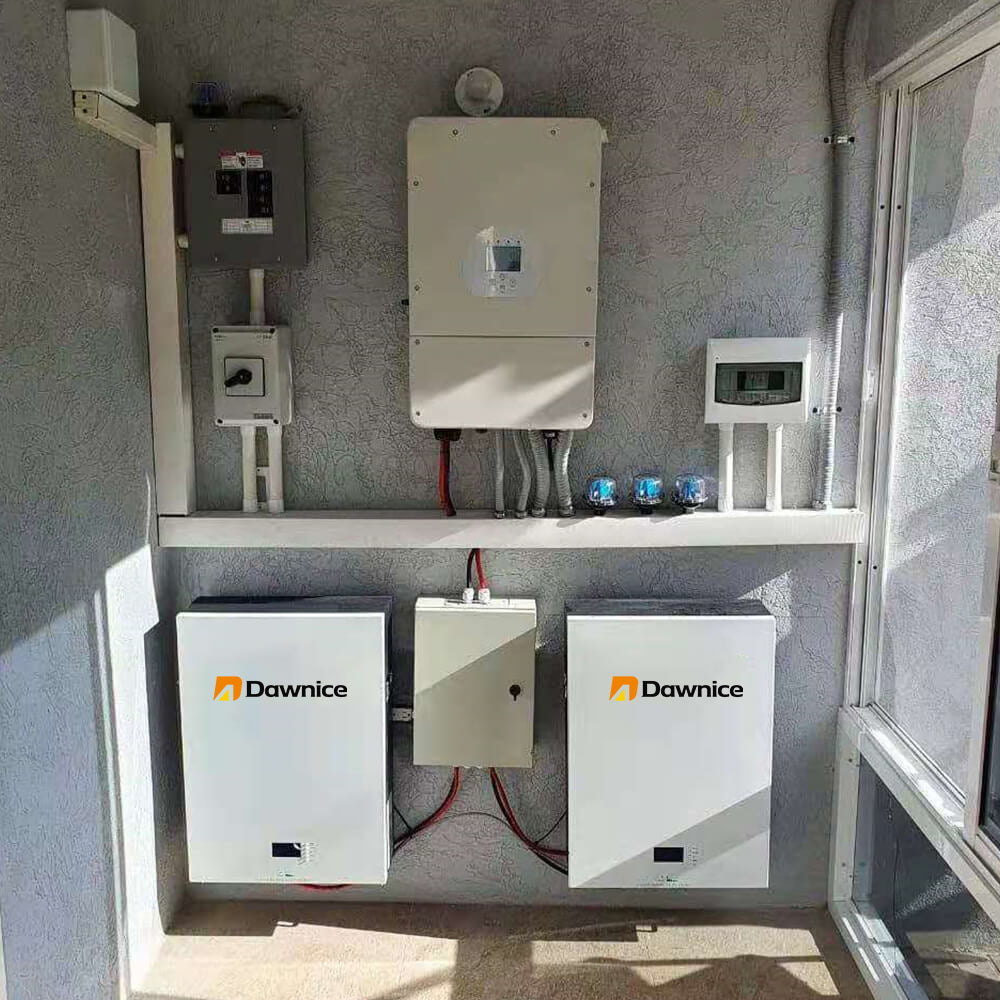 48V 200Ah LifePo4 Battery UL1973 10kwh Power Wall Grade A Battery Cells 15S Built in 100A BMS Solar Storage Battery Wall Mounted for Solar System, RV